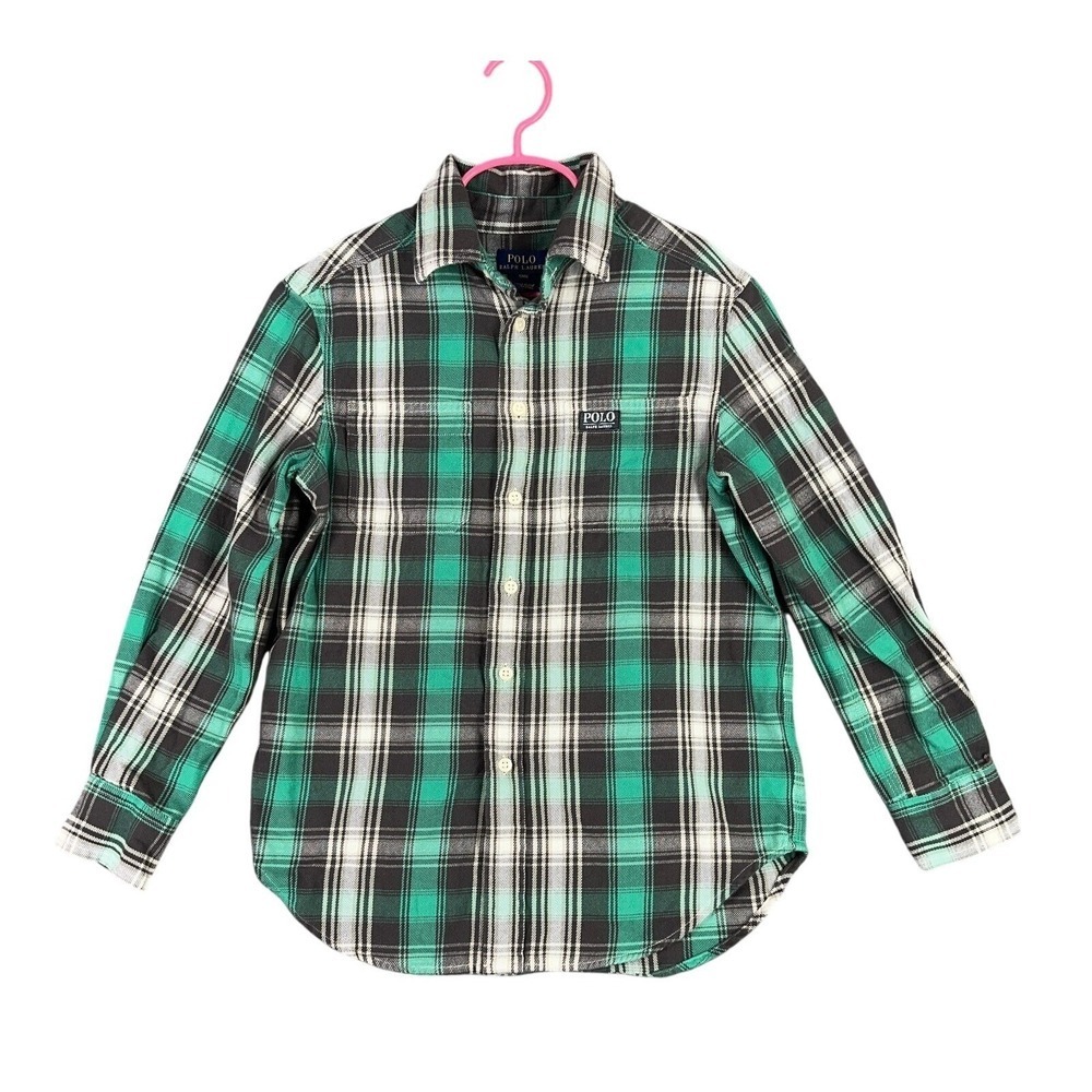 Polo Ralph Lauren‎ Flannel Shirt Boys S Heritage Classic Preppy Outdoor Layer